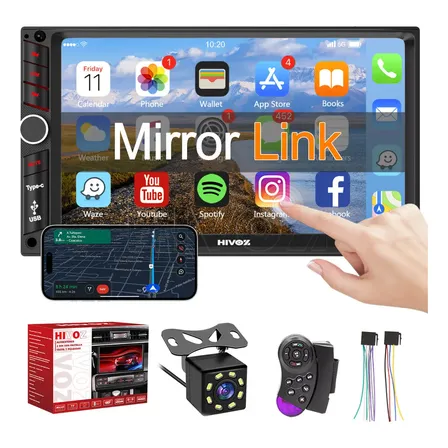 Autoestéreo Hivoz M99 con Pantalla Táctil de 7" y Bluetooth para Auto