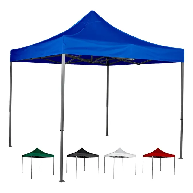 Carpa Toldo Plegable 3x3 Impermeable Y Reforzado Styrka Color Azul
