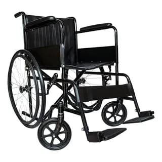 Silla De Ruedas Premium Plegable 20 Pulgadas Wellspring 811e Color Negro